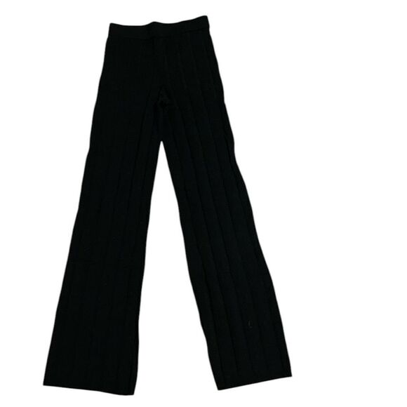 H&M Black Ribbed Stretchy Pants(Size XS) - Picture 4 of 5